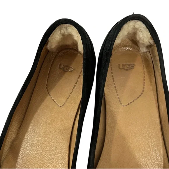 UGG Round Toe Bow Suede Flats 🎀 - Picture 4 of 5
